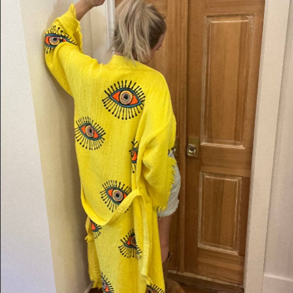 Karli Buxton - Yellow Multi Eye Kaftan